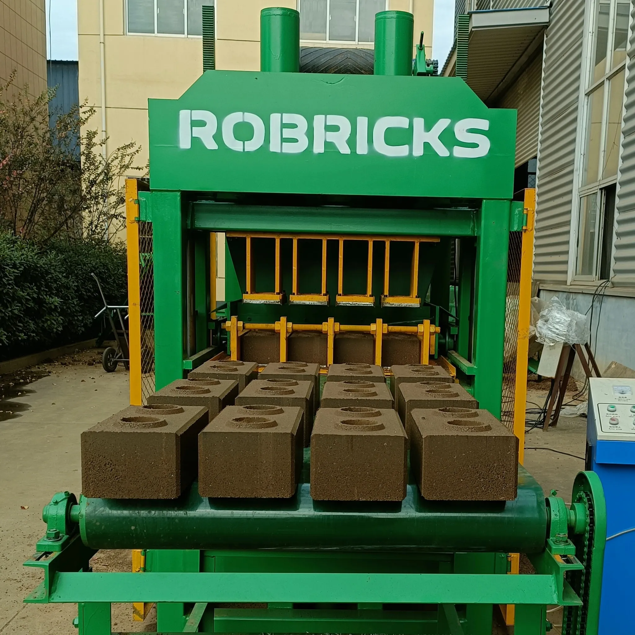 Eco bricks in construction